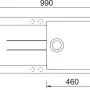 Sinks AMANDA 990 Metalblack #1